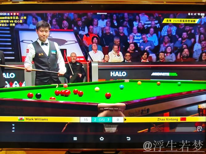 威廉姆斯与赵心童对决：斯诺克世锦赛决赛